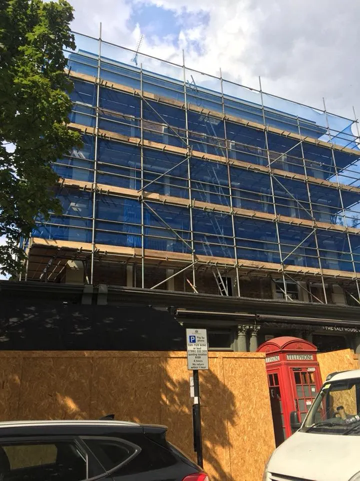 Scaffolders in Farnborough